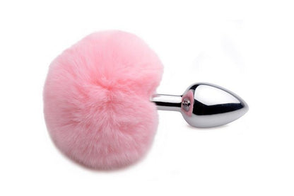 Fluffy Bunny Tail Anal Plug