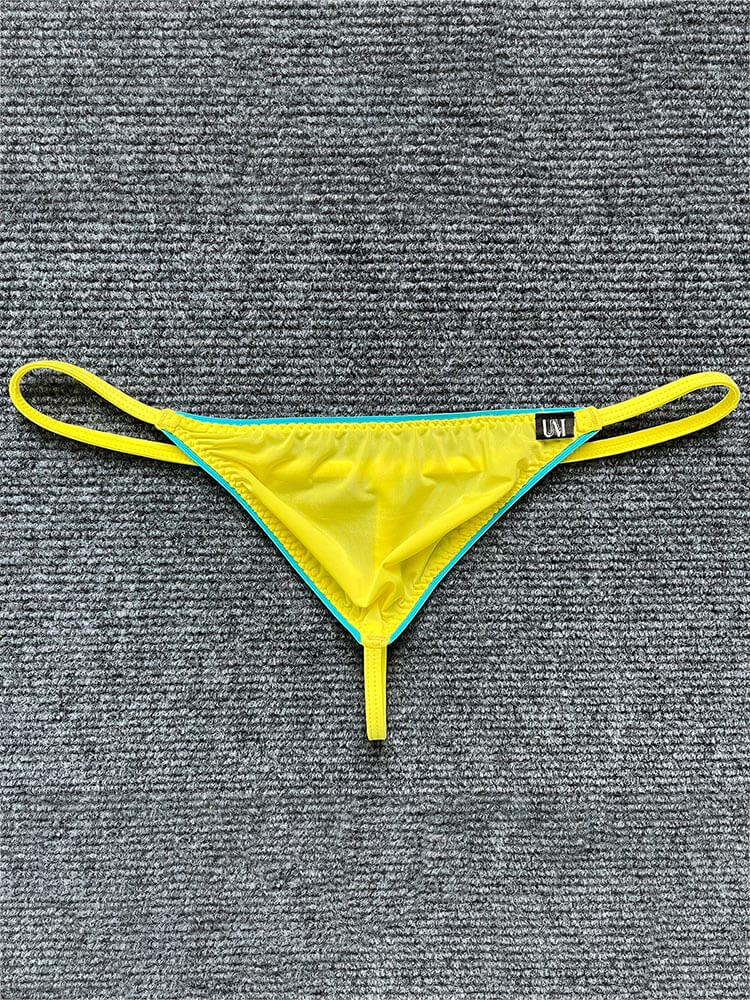 Men's Japanese Style Slim Fit Ice Silk Thin Thong
