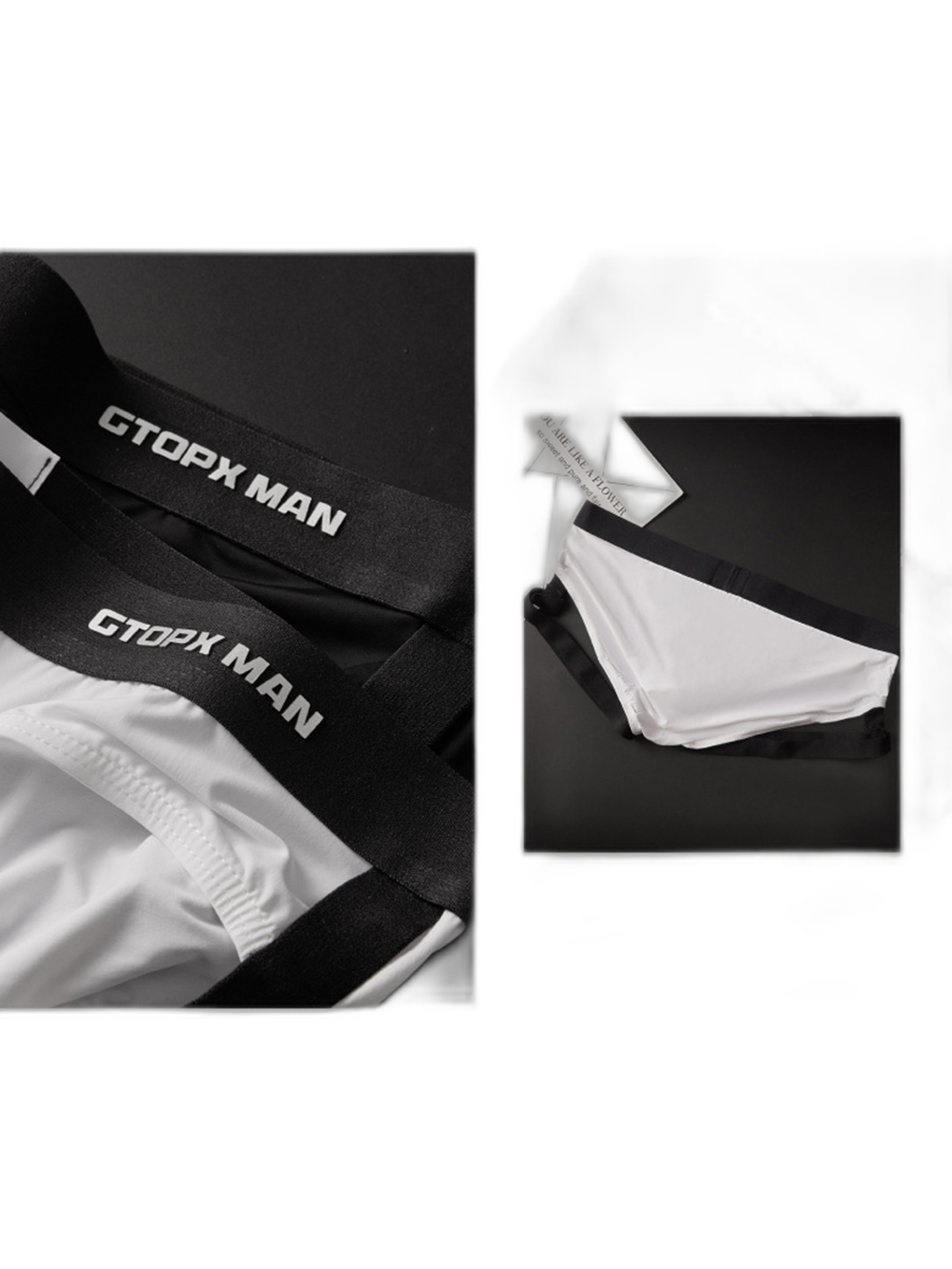 Men's Sexy U Convex Garter Briefs