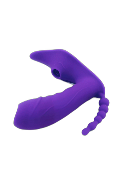 Toygasm 3-in-1 Ultimate Pleasure Toy – Suction, Licking & Anal Beads