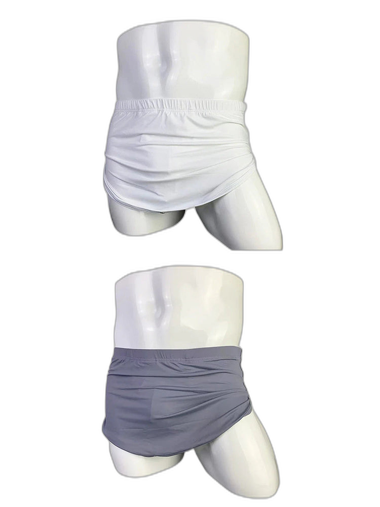 Men's Detachable Ice Silk Underwear Home Pants
