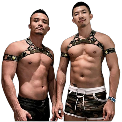 Camouflage Gogo Muscle Harness