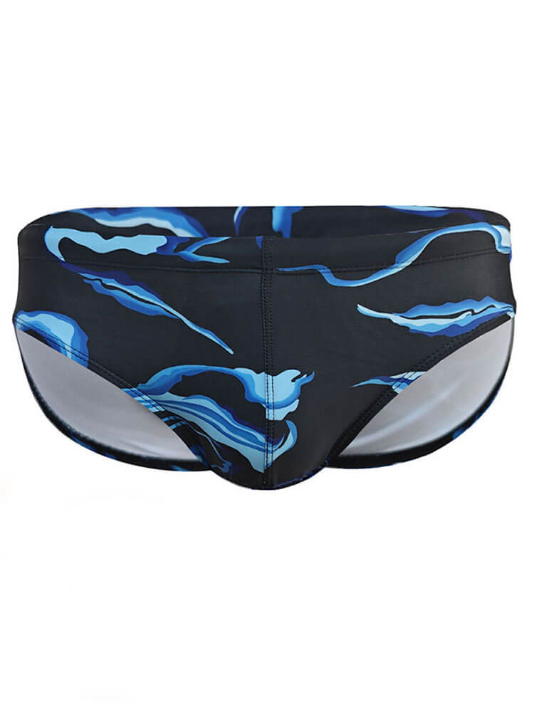 Men's Cloud-Print Quick-Drying Sexy Swim Briefs