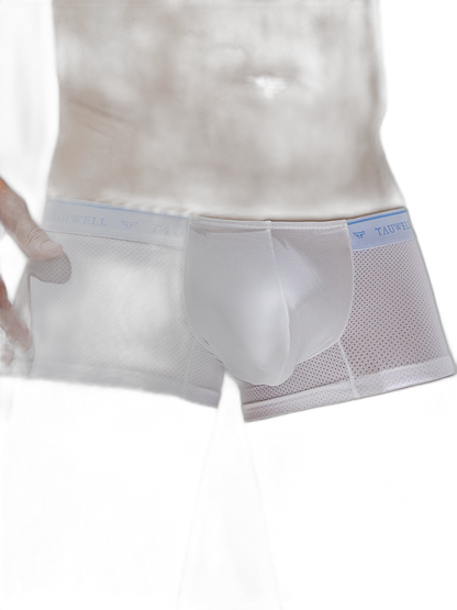 2 Pack Men's Sexy Comfortable Breathable Solid Color Trunks