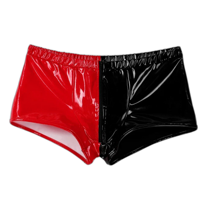 Joker Red & Black Wet Look Boxer Underwear