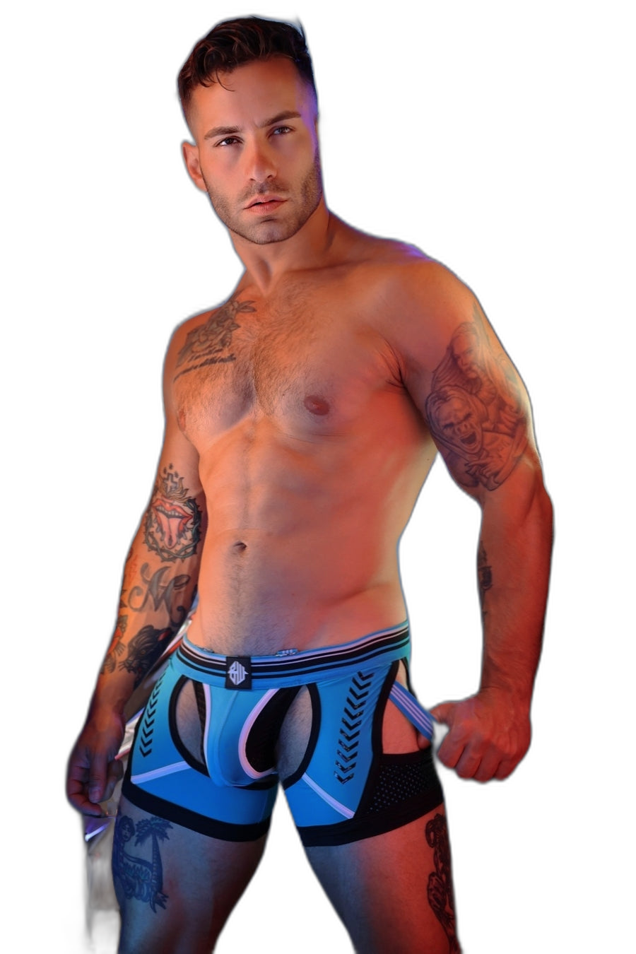 Breedwell Circuit Breaker Chap Jock Aqua Blue