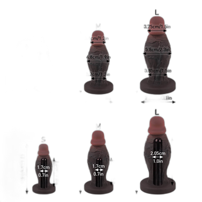 IPPA - Realistic Silicone Dildo - Suction Cup Dildo