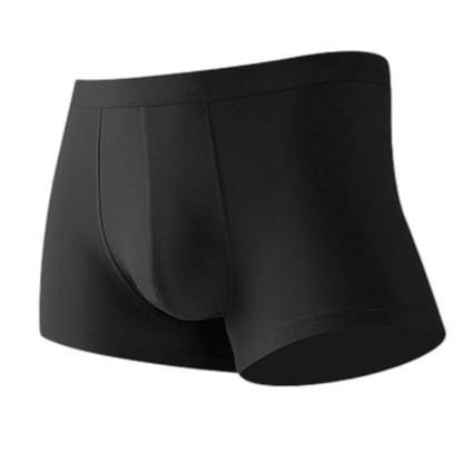 4Pcs Modal Pure Color Thin U Convex Boxer Briefs For Men