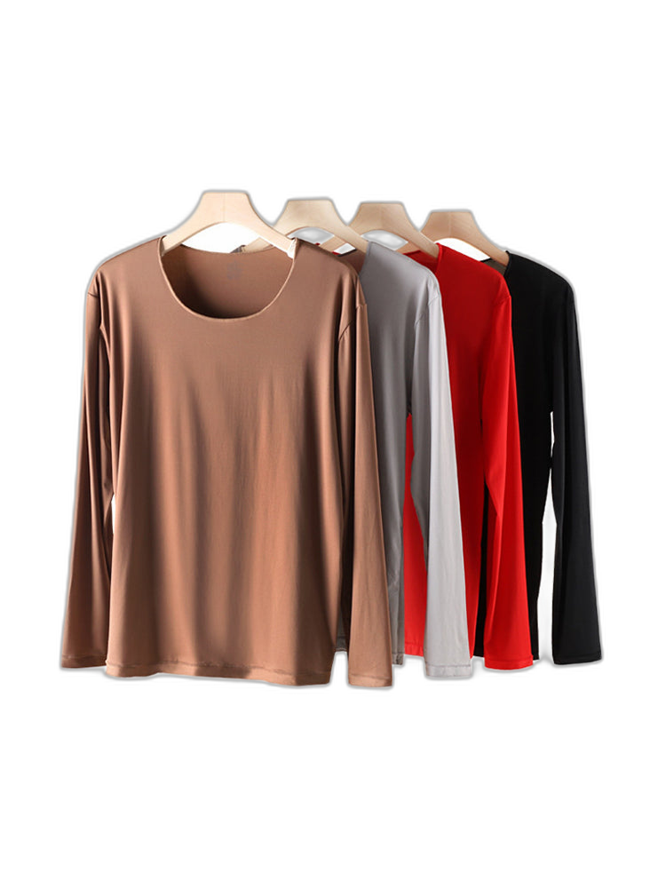 Men's Skin-Friendly Ultra-Thin High-Elastic Anti-Static Thermal Base Layer Tops & Bottoms