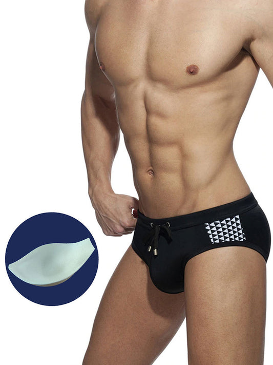 Black and White With Sponge Pad Briefs