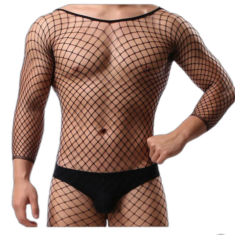 Enigma Web Men's Fishnet Body Socks
