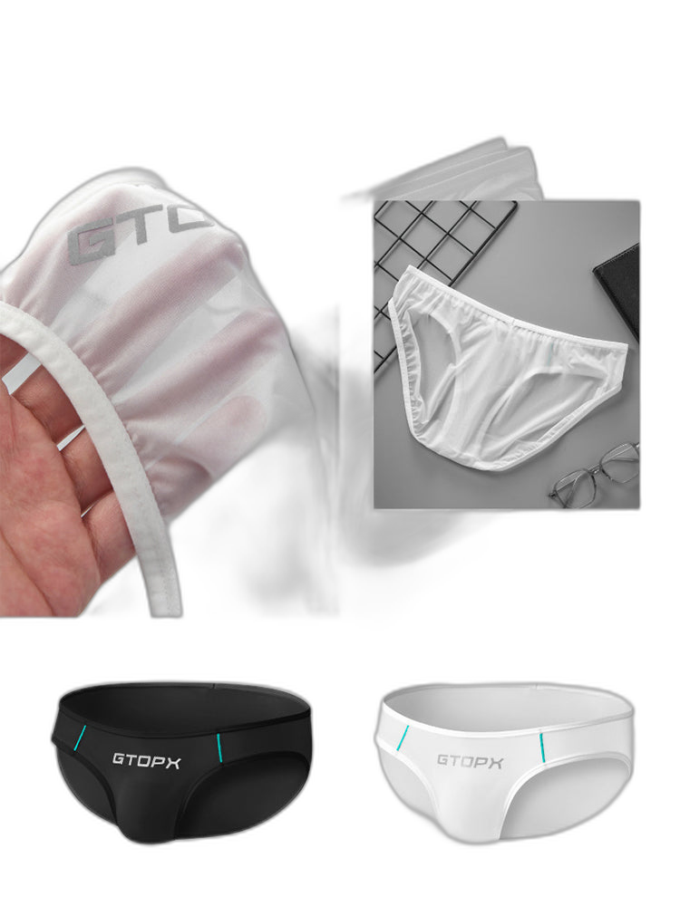 2 Pack Men's Sexy Stretch Sheer Sport Bikini – Lightweight & Breathable