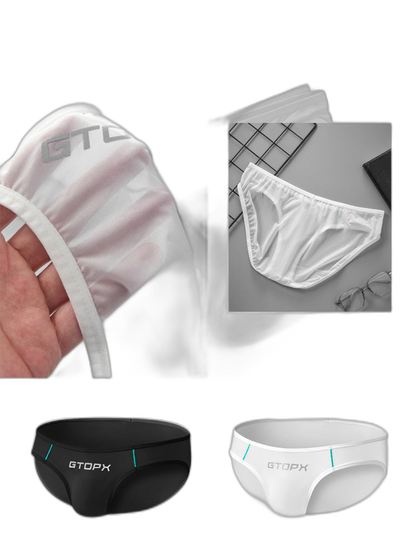 2 Pack Men's Sexy Stretch Sheer Sport Bikini – Lightweight & Breathable