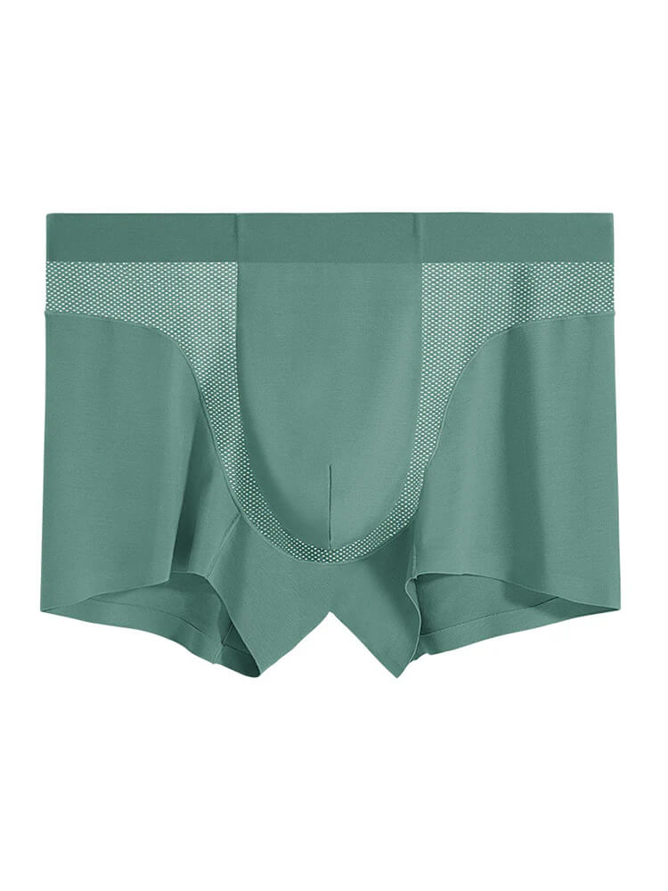 Men's Seamless Breathable Mesh Modal Boxer Briefs