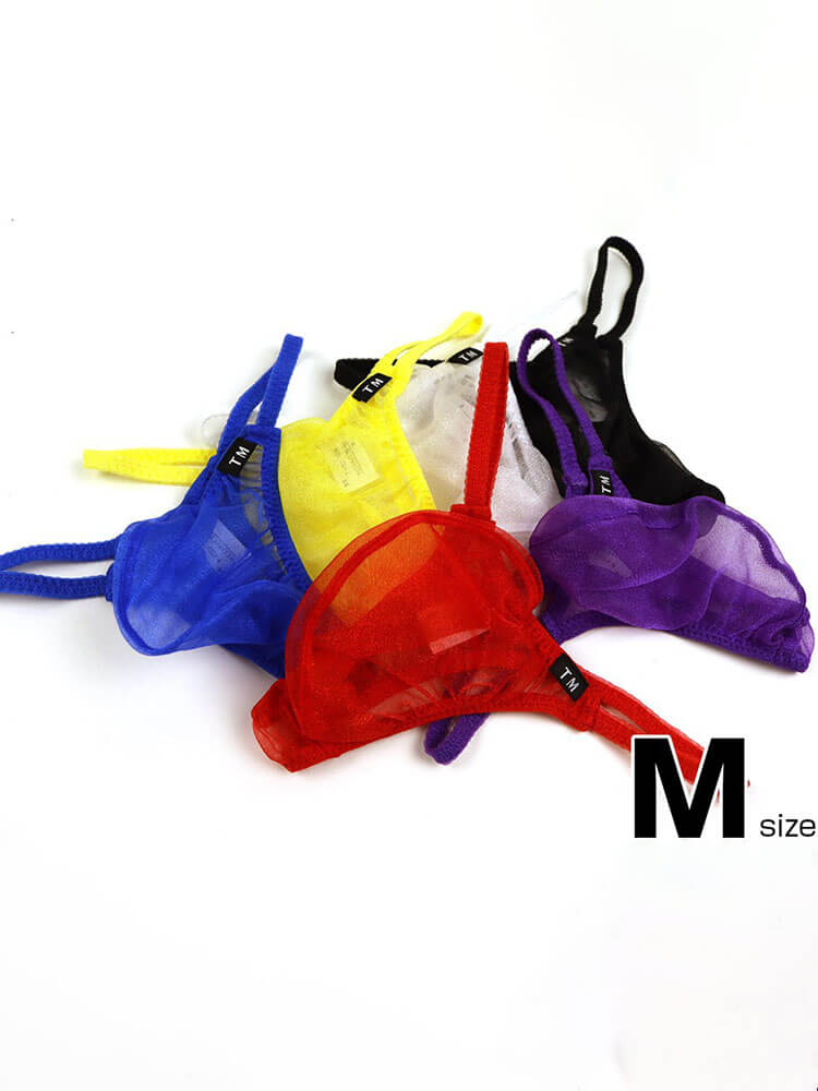 Men's Comfortable And Sexy Sheer Mesh Thong