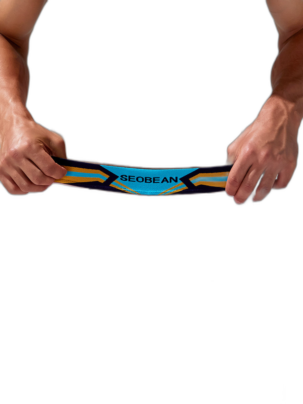 Men's Sport Splicing Lines Trunks