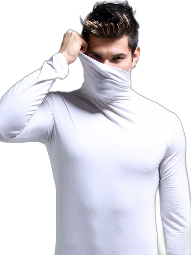 Men's Turtleneck Thermal Top Base Layer Shirts