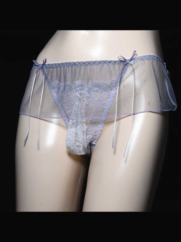 Men's Japanese Lace Skirt Crossdressing Briefs