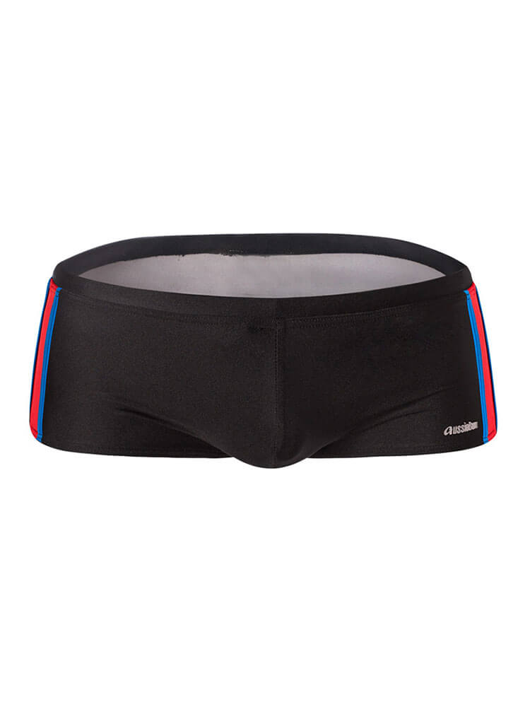 Men's Sexy Color-Block Low-Rise Swim Briefs