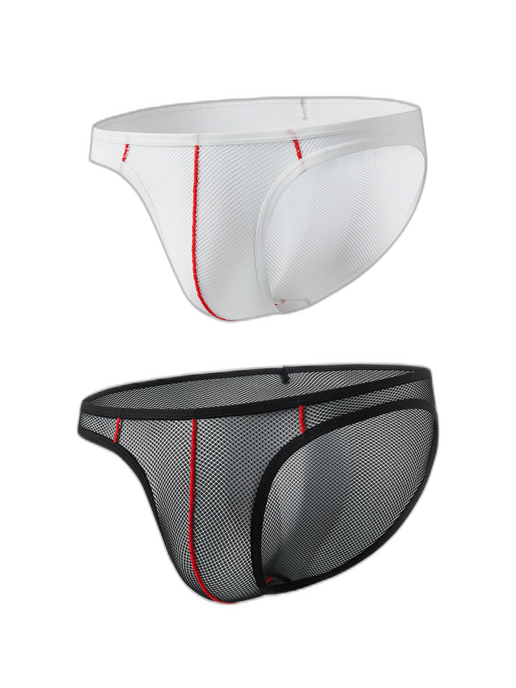 2 Pack Men’s See-through Mesh Bikini