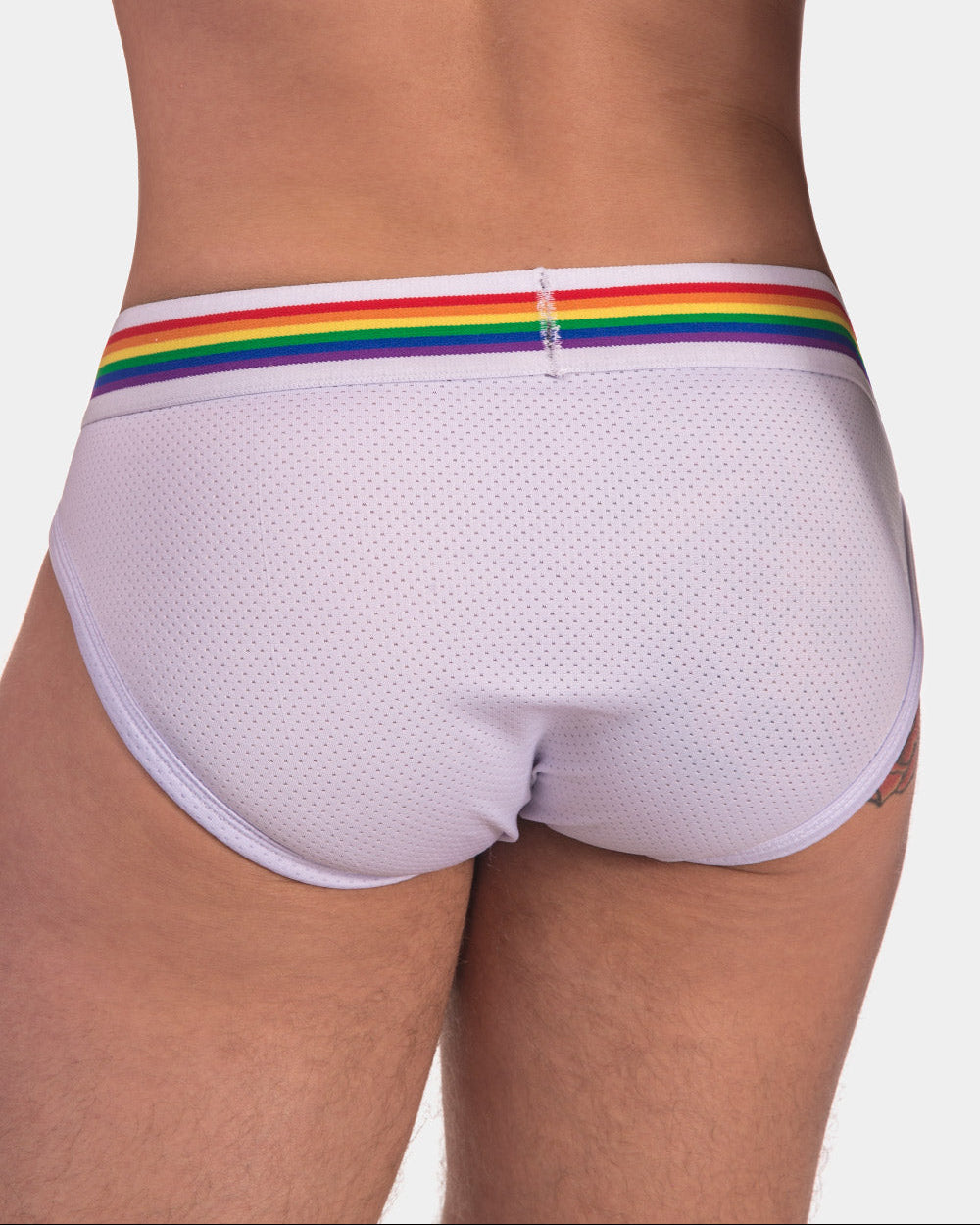 Barcode Berlin Multipack 1x Pride Brief + 1x Pride Harness White