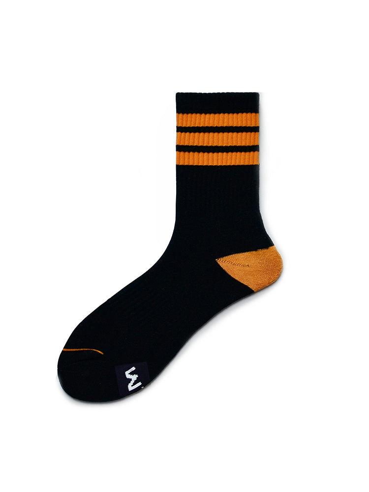 D.M Rainbow Striped Sports Cotton Socks