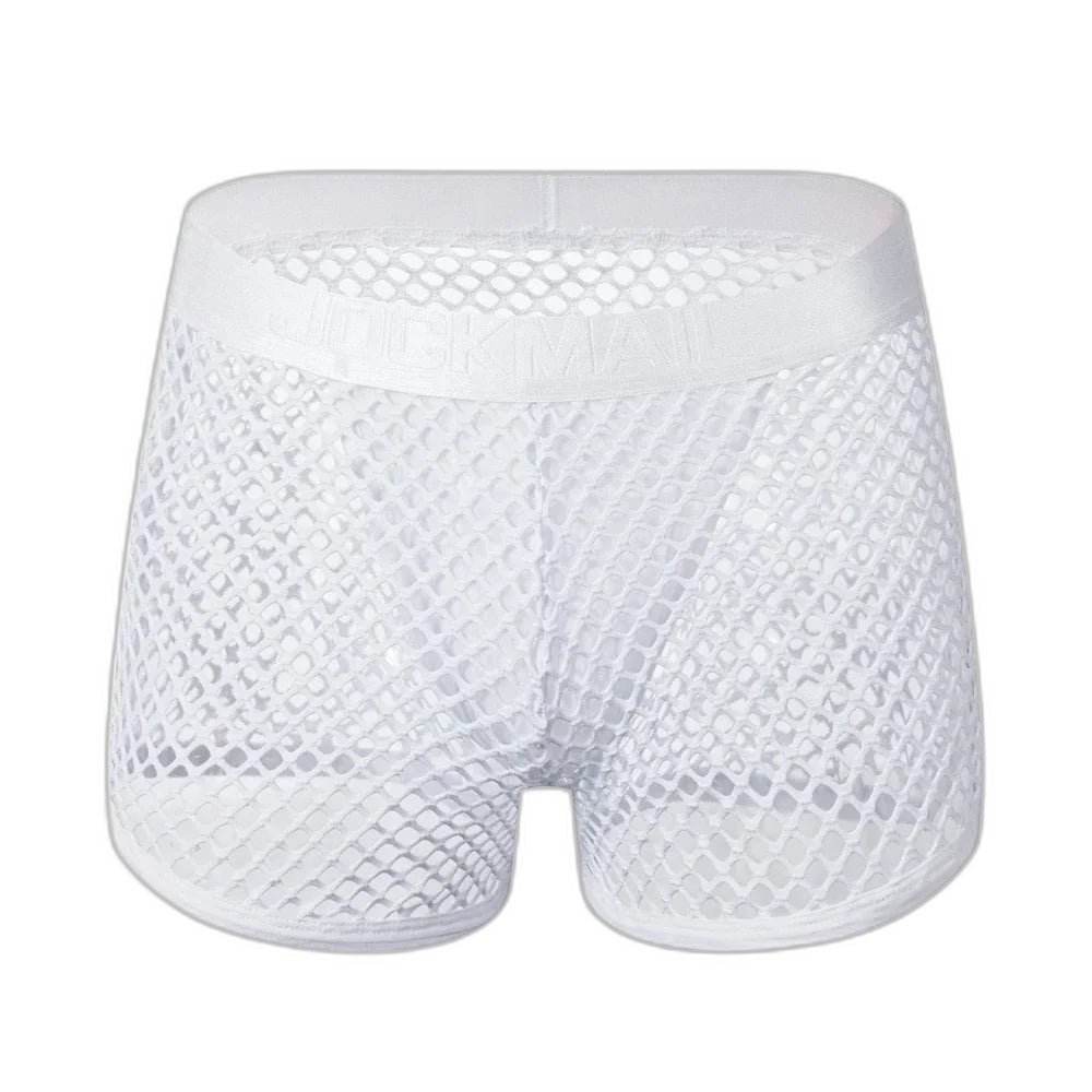 Jockmail 'Reveal All Fishnet' Underwear Shorts