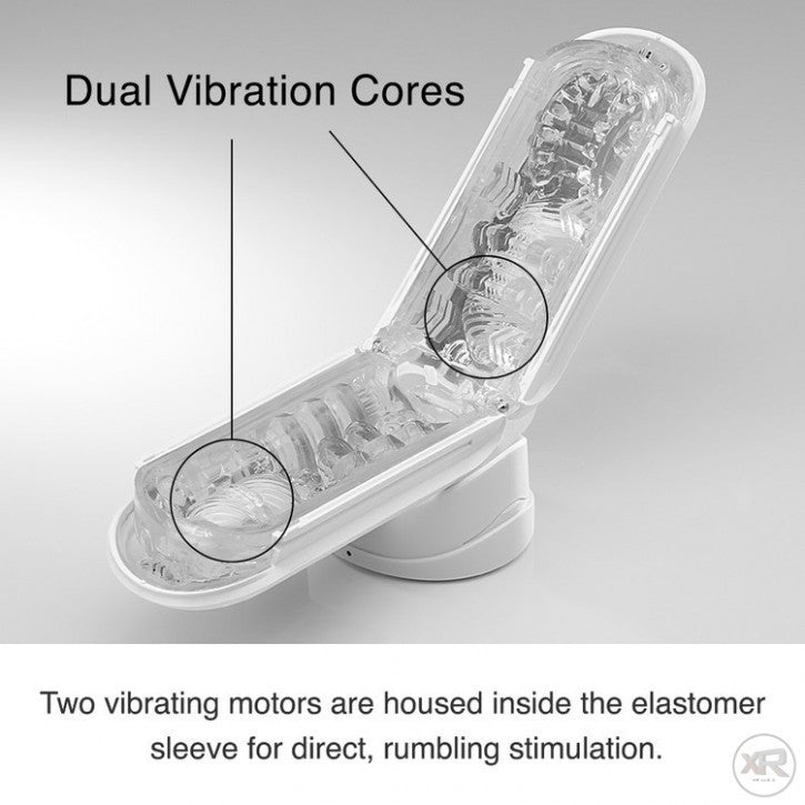 Flip 0-Zero Electronic Vibration Stroker