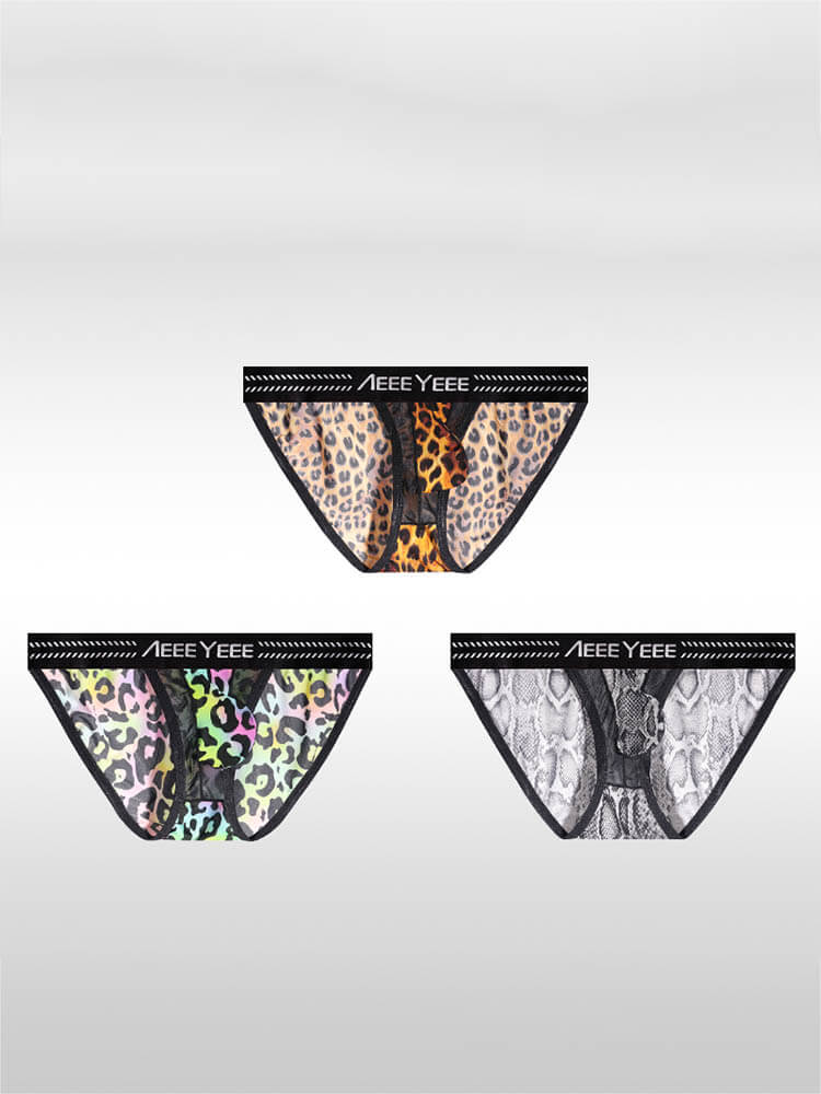 Men's Ultra-Thin Printed Full Coverage Briefs