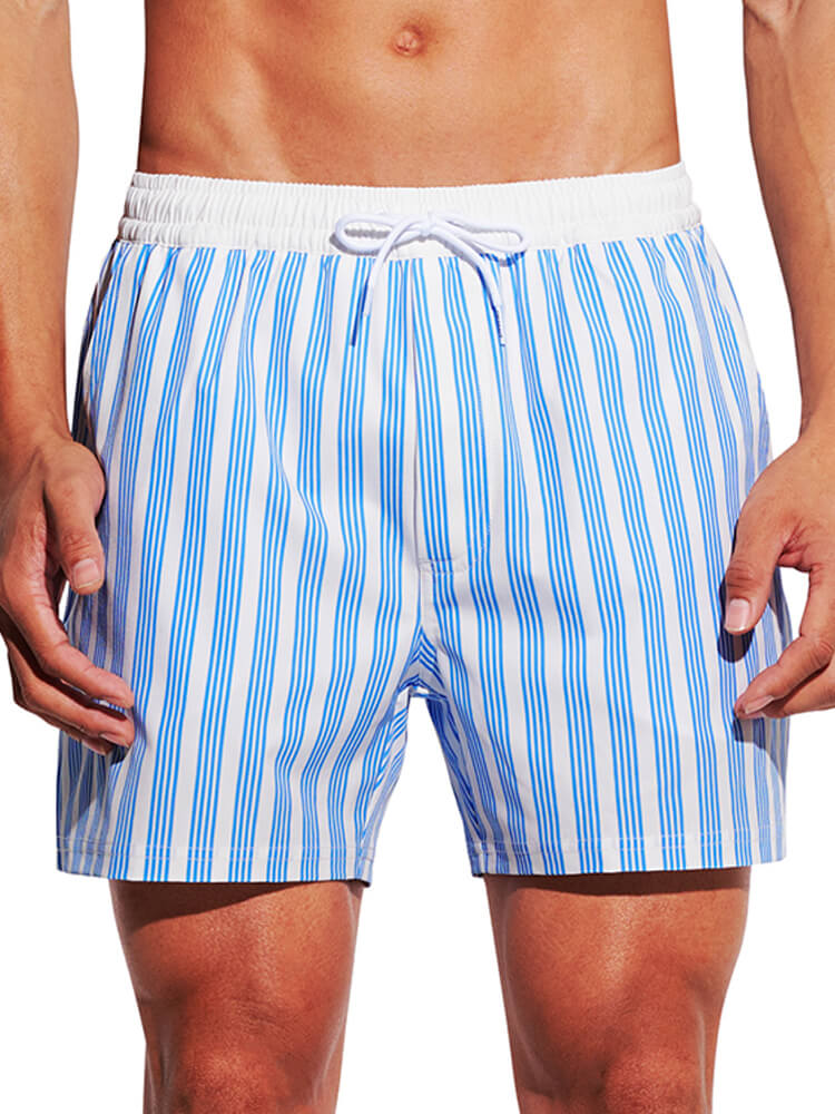 Men's Double-Layer Beach Quick-Drying Swim Shorts