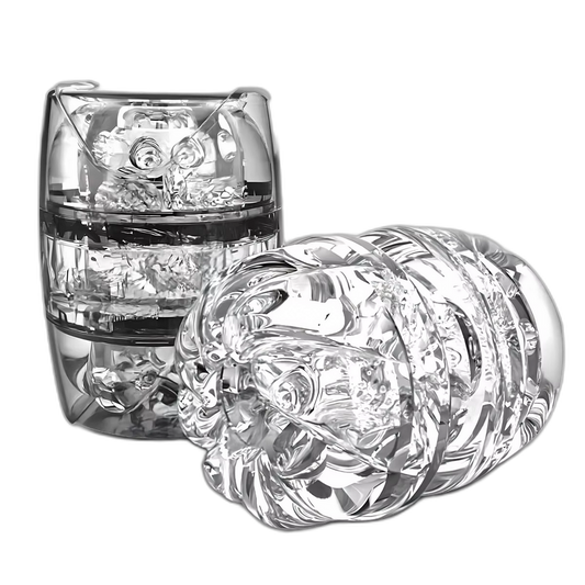 Double End Transparent Masturbator