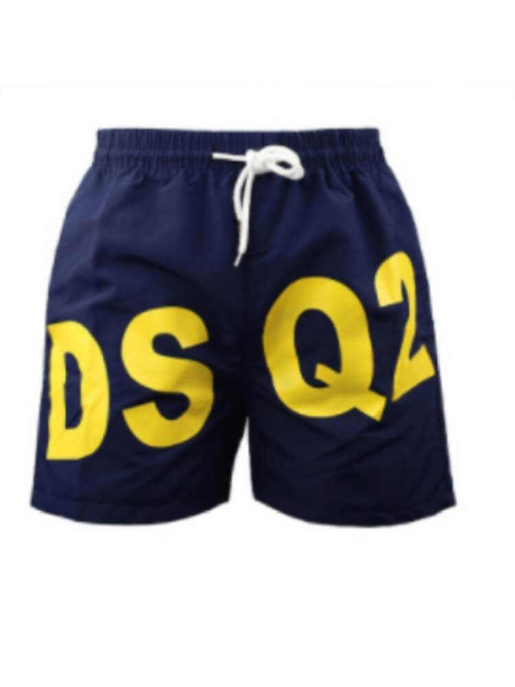 Men's Letter Print Athletic Outdoor Beach Shorts