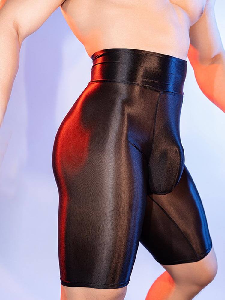 Men's Elastic Thin Breathable Hip-lifting Fitness Shorts
