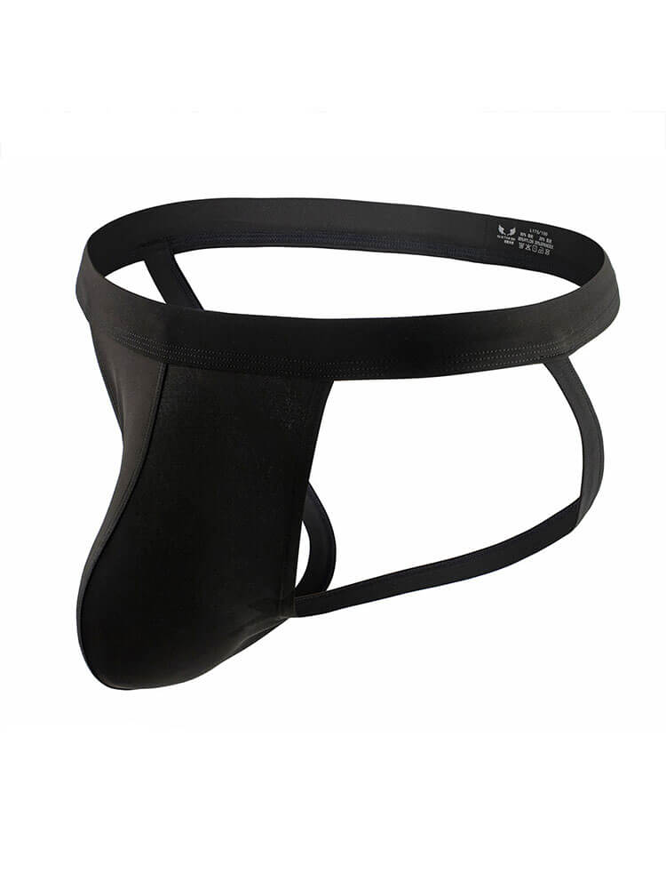 Men's Solid Color Single Layer Pouch Jockstrap