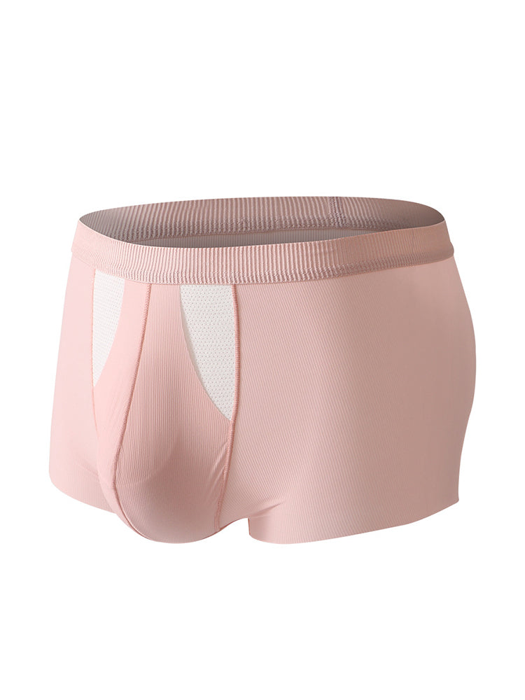 3 Pack Split-Support Men's Trunks- Breathable & Bulge-Enhancing