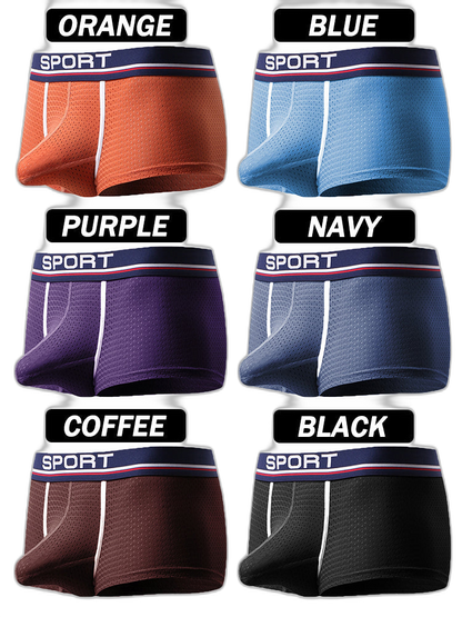 2 Pack Breathable Separate Pouch Boxer Briefs