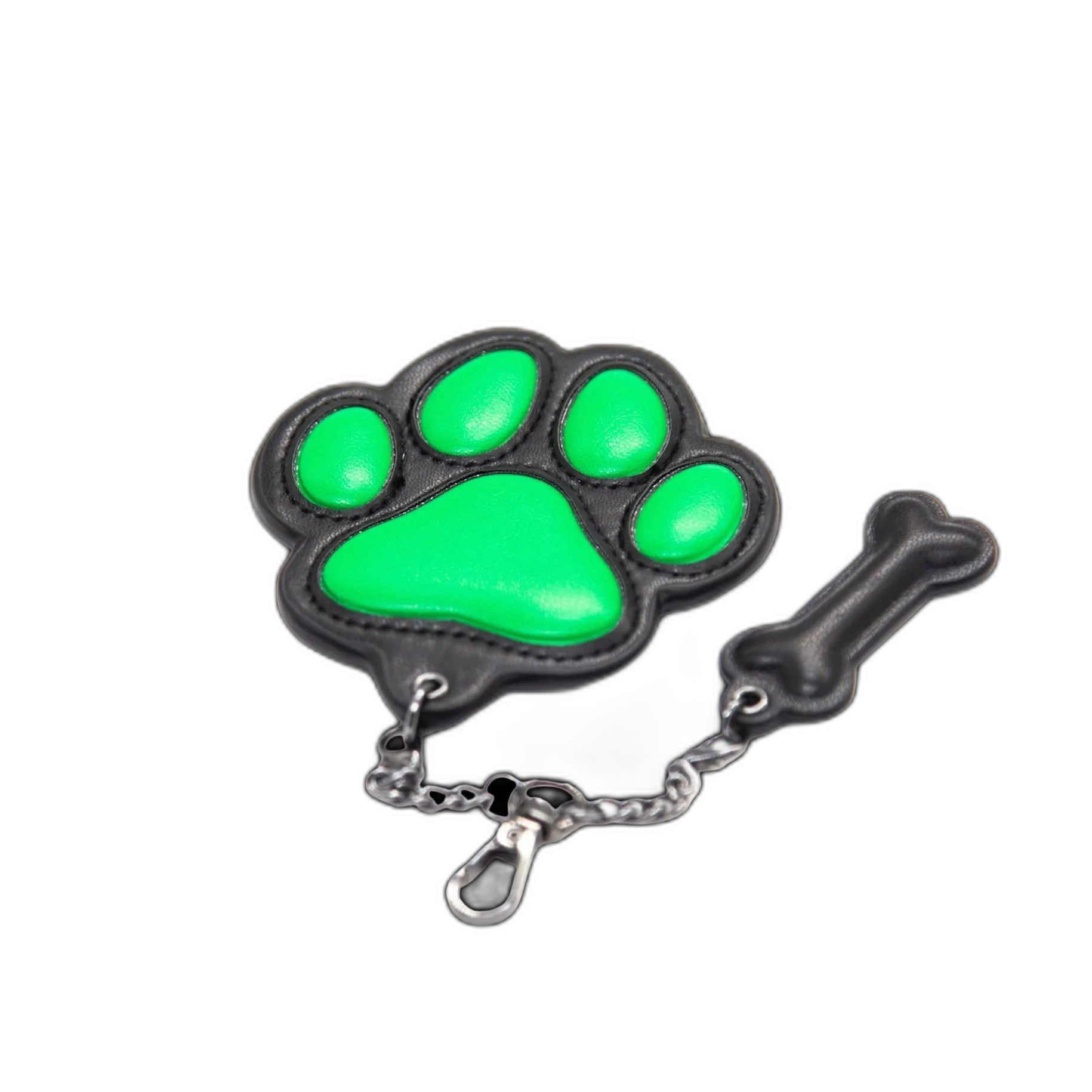 PU Leather Puppy Paw Keychain