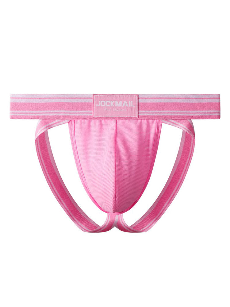 Breathable Mesh Double Strap Men's Thong
