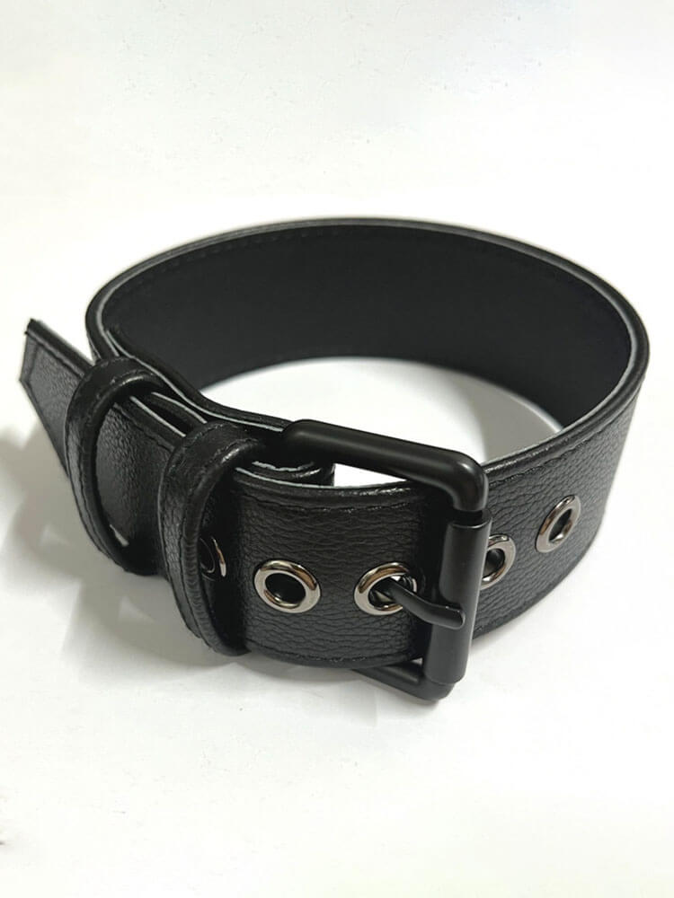 Men's Sexy Genuine Leather Harness Jockstrap Set