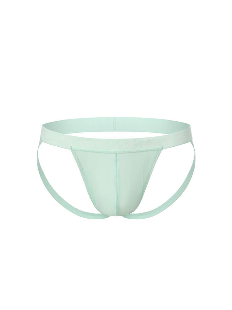 Men's Sexy Solid-Color Sports Double Nylon Thong