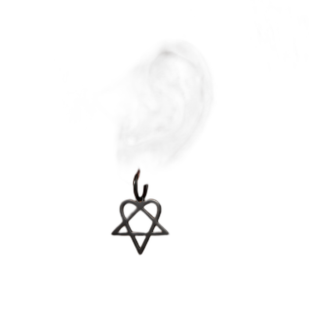 Heartagram Earrings