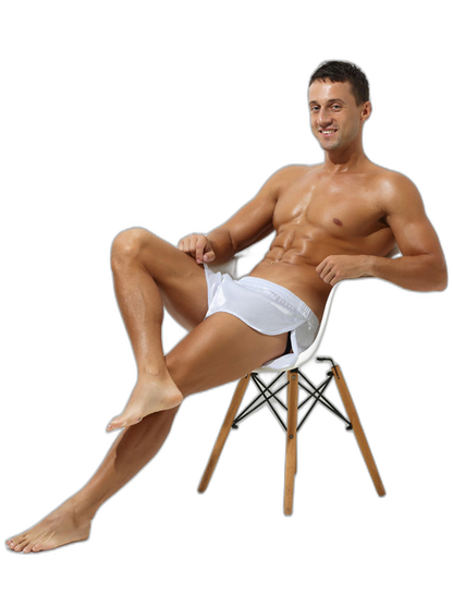 Men's Ruffle Split Antibacterial Lightweight Boxers Briefs