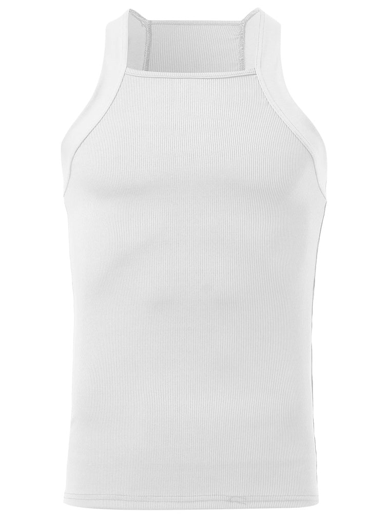Men's Solid Color Tight Tank Top