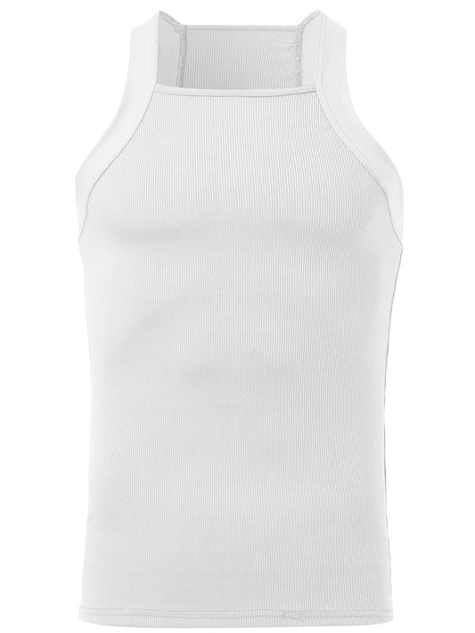 Men's Solid Color Tight Tank Top