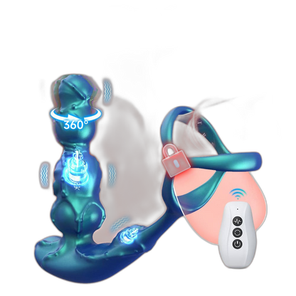 Nero - Rotating Prostate Massage with Cock Ring - Remote Control Toy