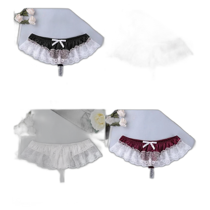Bow & Lace Sissy Panties