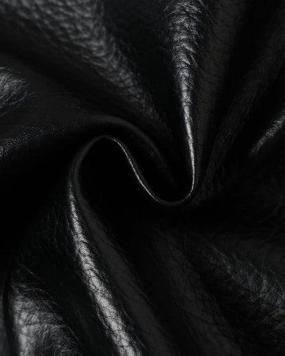 Asymmetric Zip Faux Leather Jacket