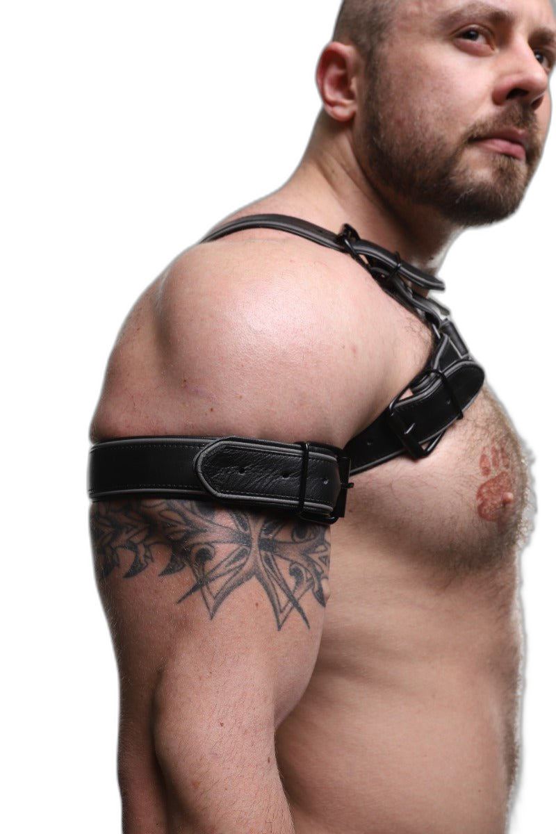 ruff GEAR Leather Reflector Bicep Strap