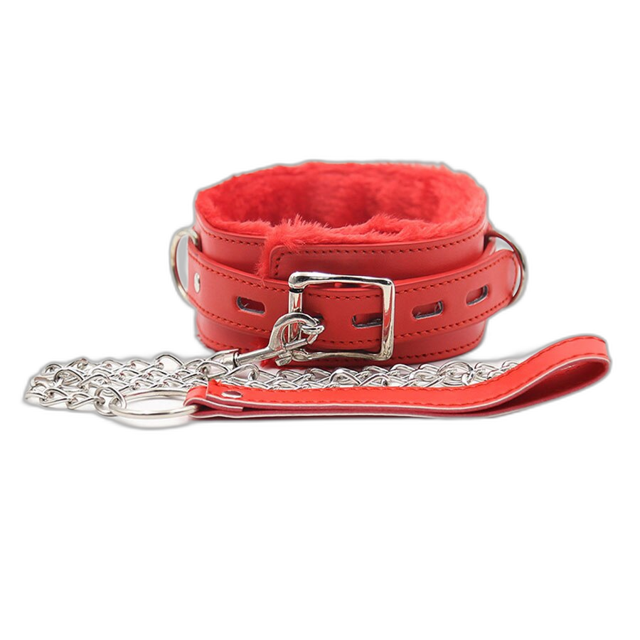 Kinky Fur Lined Bondage Collar
