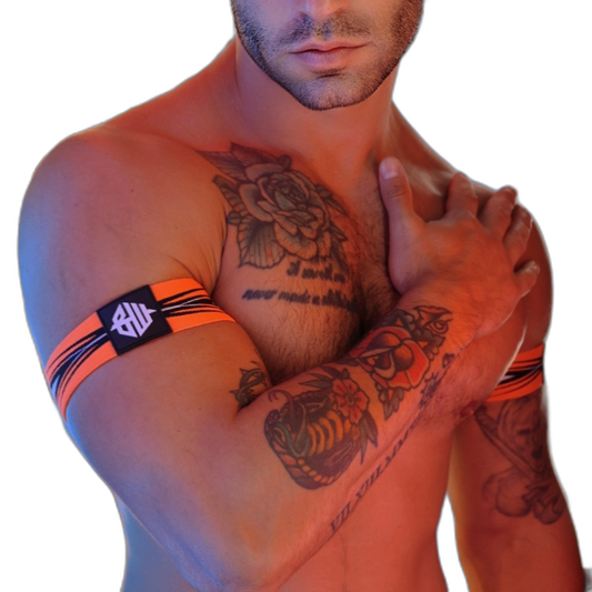 Breedwell Circuit Breaker Armbands Neon Orange